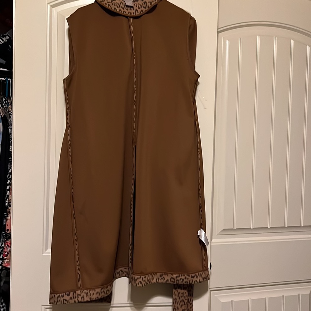 Leopard print Trench coat. Chicos. Size 2P New without tags - Picture 6 of 6